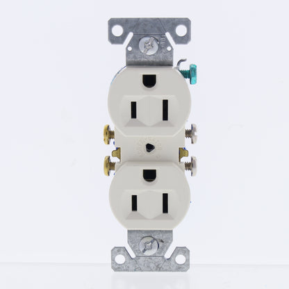 Eaton Lt Almond Residential Duplex Outlet Receptacle Nema 5-15R 15A Bulk 270LA