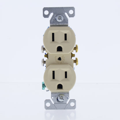 10 Eaton Residential Ivory Duplex Outlet Receptacles Nema 5-15R 15A 125V 270V