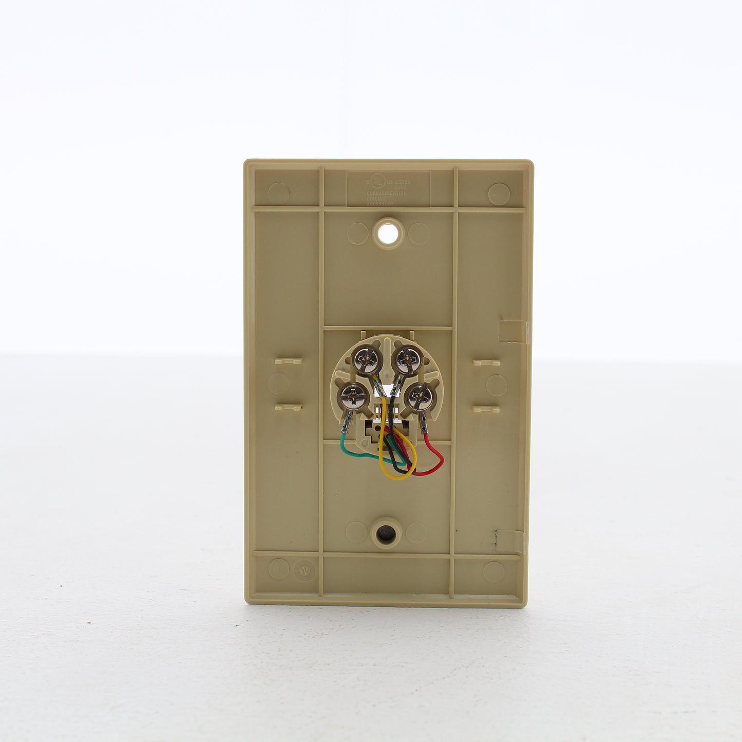 Eaton 3533-4V Ivory 1-Gang Phone Jack Unbreakable Mid-Size Wallplate Cover 15pcs