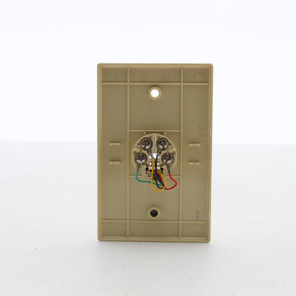 Eaton 3533-4V Ivory 1-Gang Phone Jack Unbreakable Mid-Size Wallplate Cover 15pcs