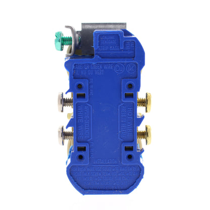 Eaton 4270-5V Ivory 15A Duplex Receptacle Outlet Strapless No Ears Flush 5-15R