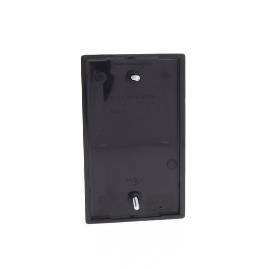 Eaton 5129BK Black 1-Gang Blank Unbreakable Nylon Wallplate Cover Box Mount