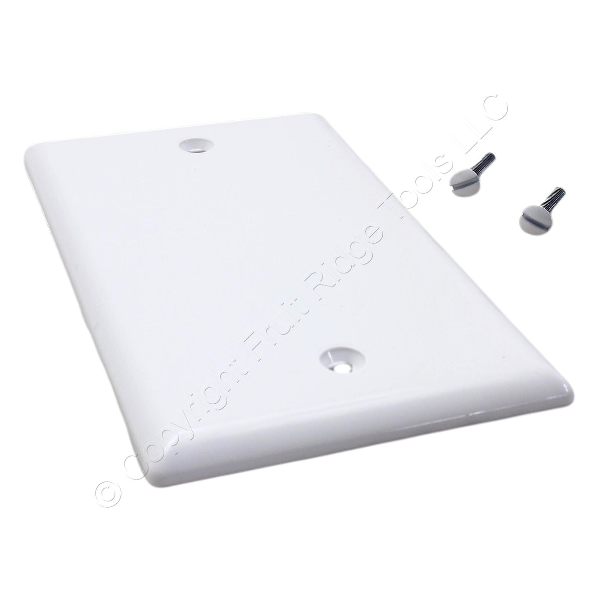 Eaton 5129W White 1-Gang Blank Unbreakable Nylon Wallplate Cover Box Mount 10pcs