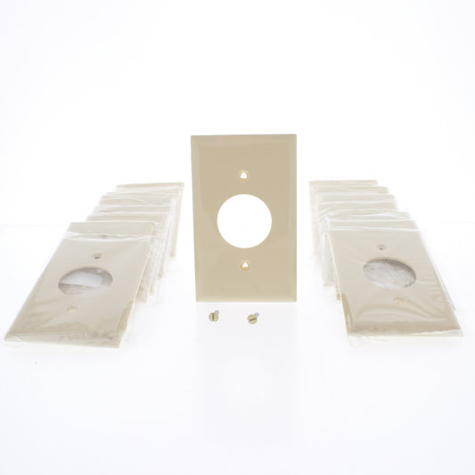 Eaton 5131V Ivory 1-Gang 1.406in. Outlet Unbreakable Nylon Wallplate Cover 15pcs