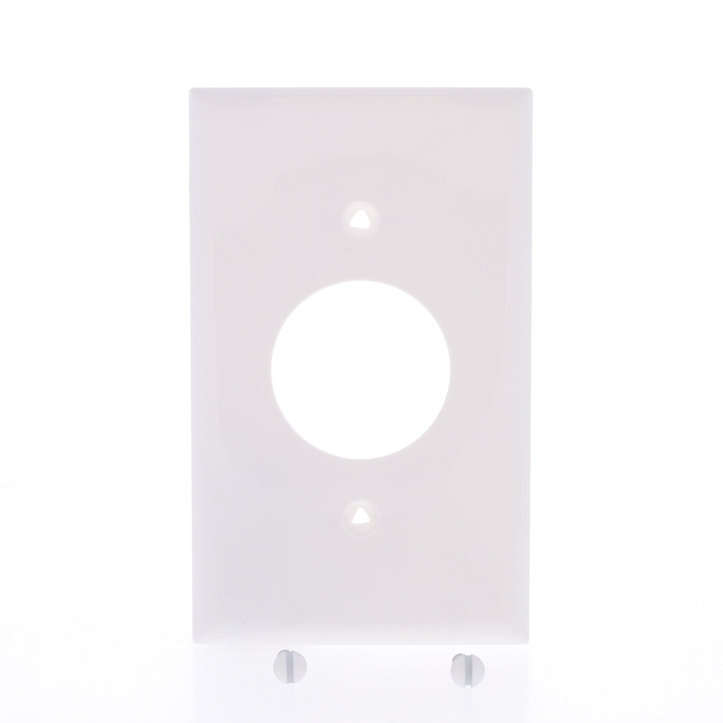 Eaton 5131W White 1-Gang Single 1.406" Receptacle Nylon Wallplate Covers 15-Pack