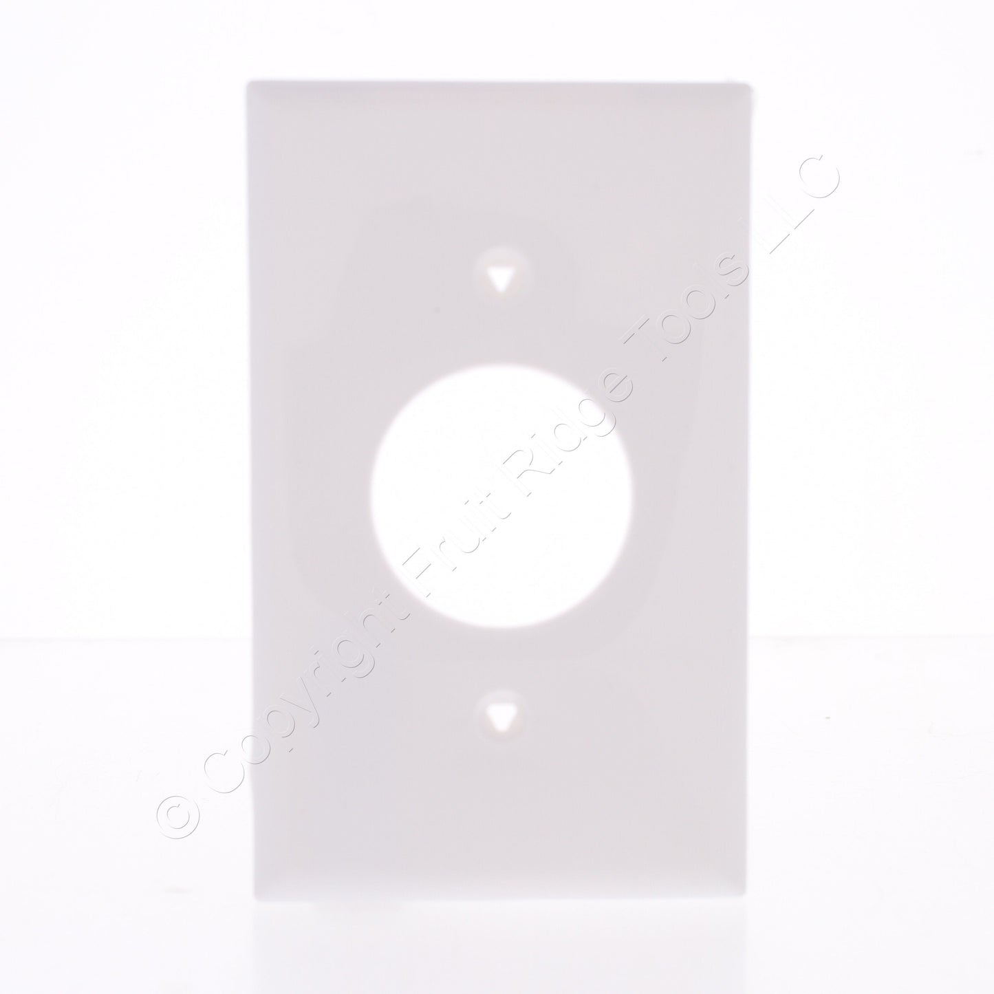 Eaton 5131W White 1-Gang 1.406in. Outlet Unbreakable Standard Wallplate Cover
