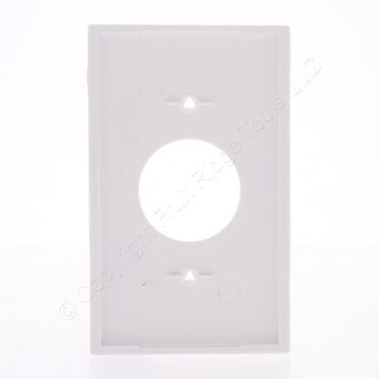 Eaton 5131W White 1-Gang 1.406in. Outlet Unbreakable Standard Wallplate Cover
