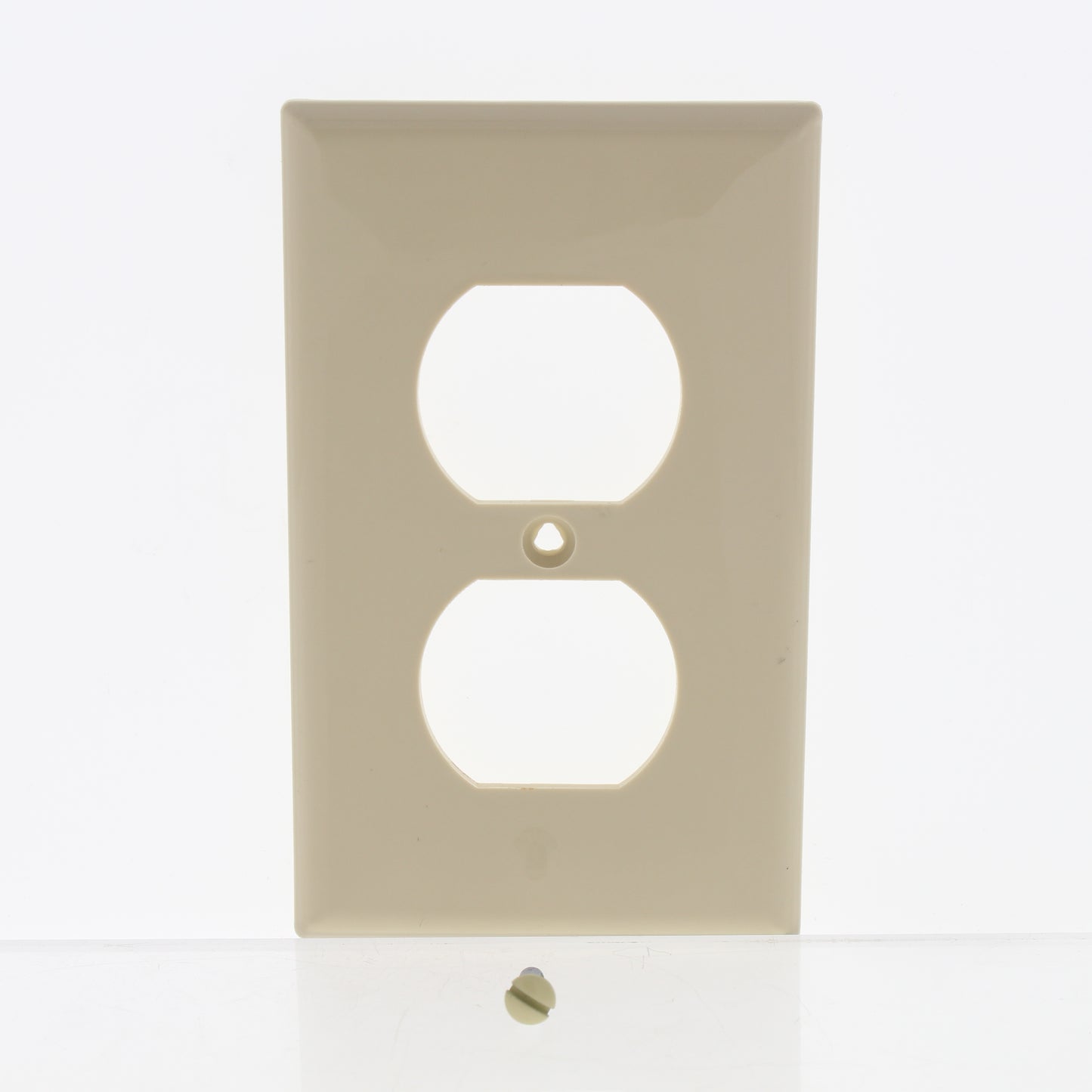 Eaton 5132V Ivory 1-Gang Duplex Unbreakable Nylon Standard Wallplate Cover 10pcs