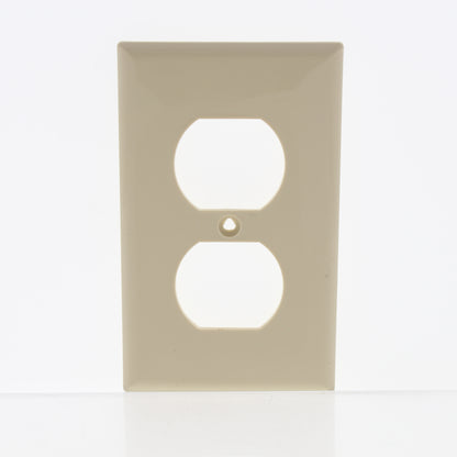 Eaton 5132V Ivory 1-Gang Duplex Unbreakable Nylon Standard Wallplate Cover 10pcs