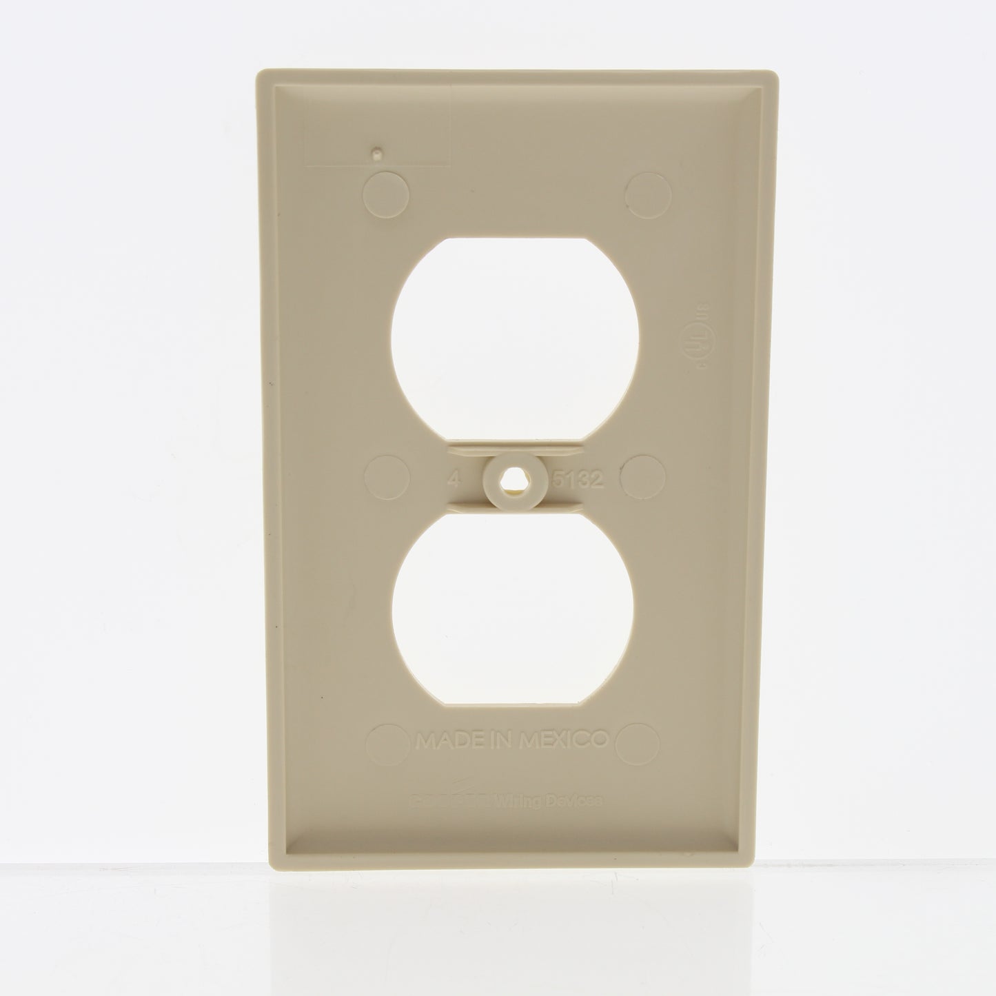Eaton 5132V Ivory 1-Gang Duplex Unbreakable Nylon Standard Wallplate Cover 10pcs