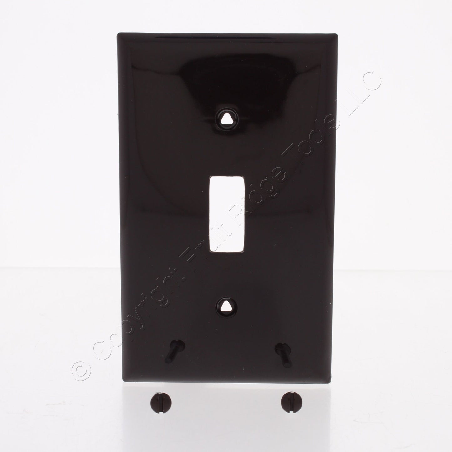 Eaton 5134B Brown 1-Gang Toggle Switch Unbreakable Nylon Standard Size Wallplate