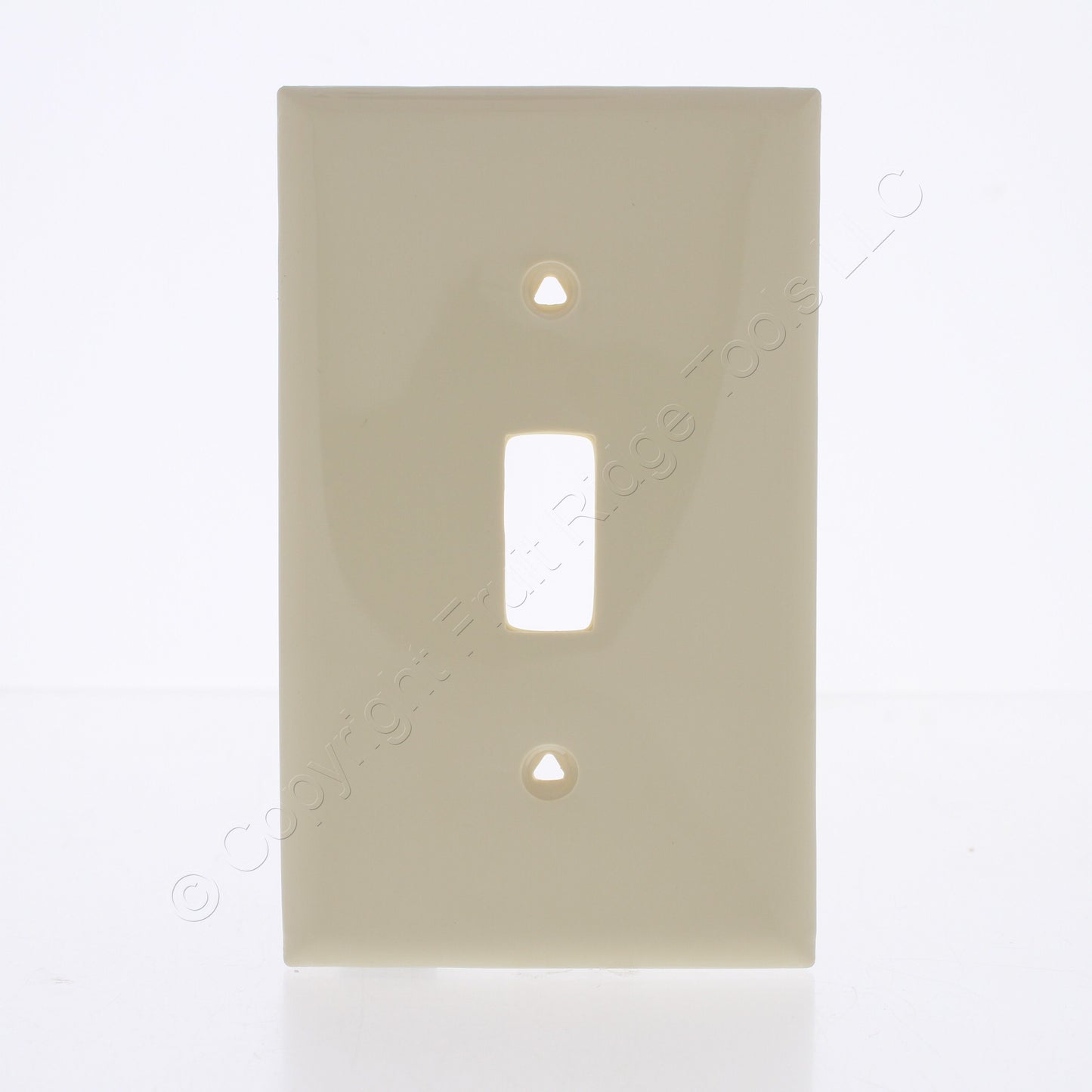 Eaton 5134V Ivory 1-Gang Toggle Switch Unbreakable Nylon Standard Size Wallplate