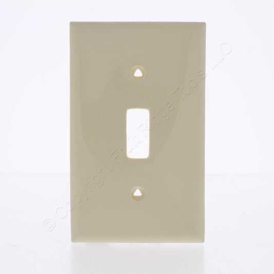 Eaton 5134V Ivory 1-Gang Toggle Switch Unbreakable Nylon Standard Size Wallplate