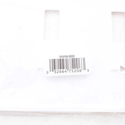 Eaton 5141W White 3-Gang Toggle Switch Unbreakable Standard Wallplate Cover