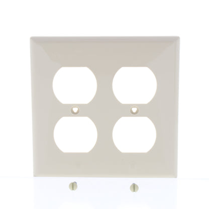 Eaton 5150V Ivory 1-Gang Duplex Unbreakable Nylon Standard Wallplate Cover 10pcs