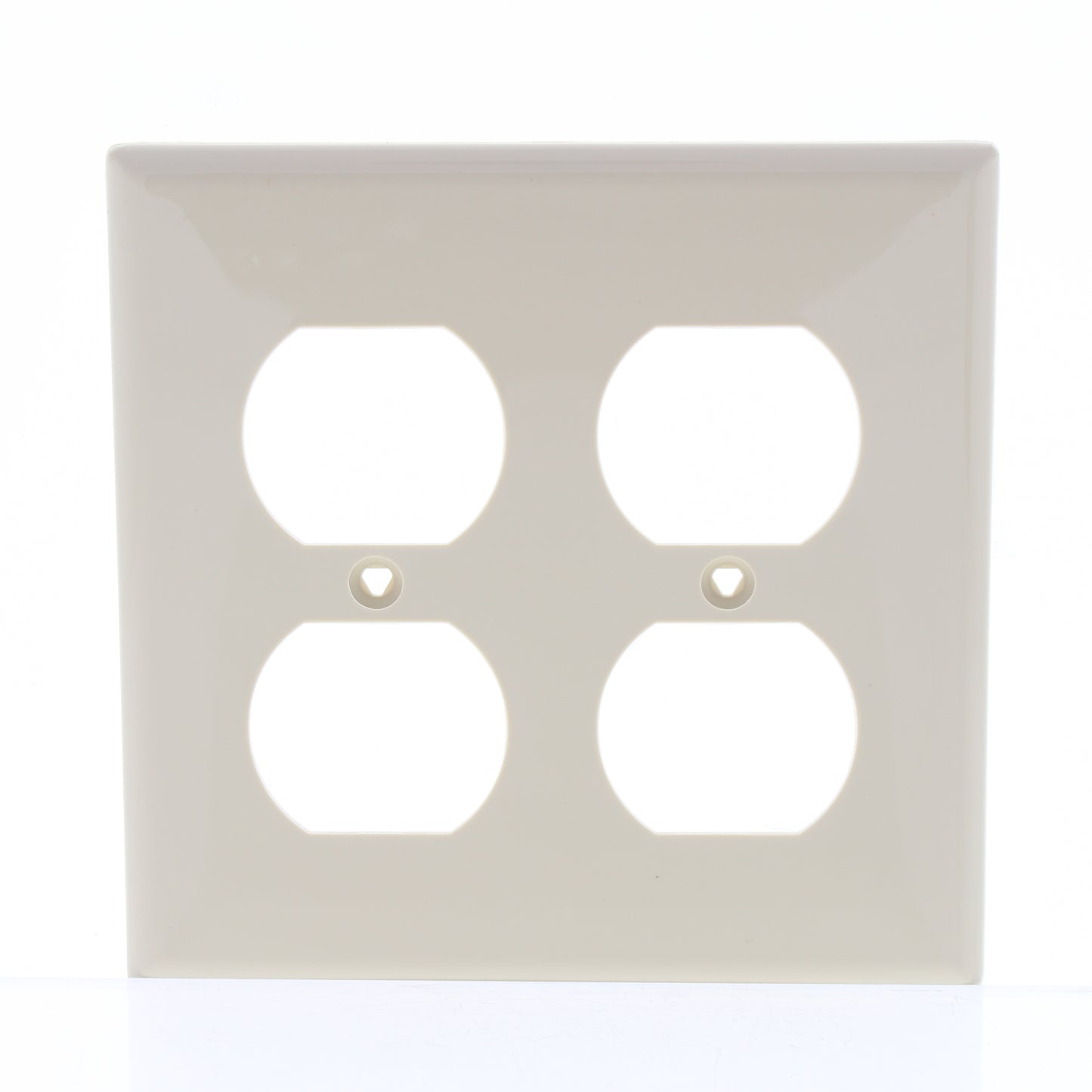 Eaton 5150V Ivory 1-Gang Duplex Unbreakable Nylon Standard Wallplate Cover 10pcs