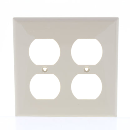 Eaton 5150V Ivory 1-Gang Duplex Unbreakable Nylon Standard Wallplate Cover 10pcs