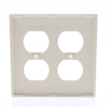 Eaton 5150V Ivory 1-Gang Duplex Unbreakable Nylon Standard Wallplate Cover 10pcs
