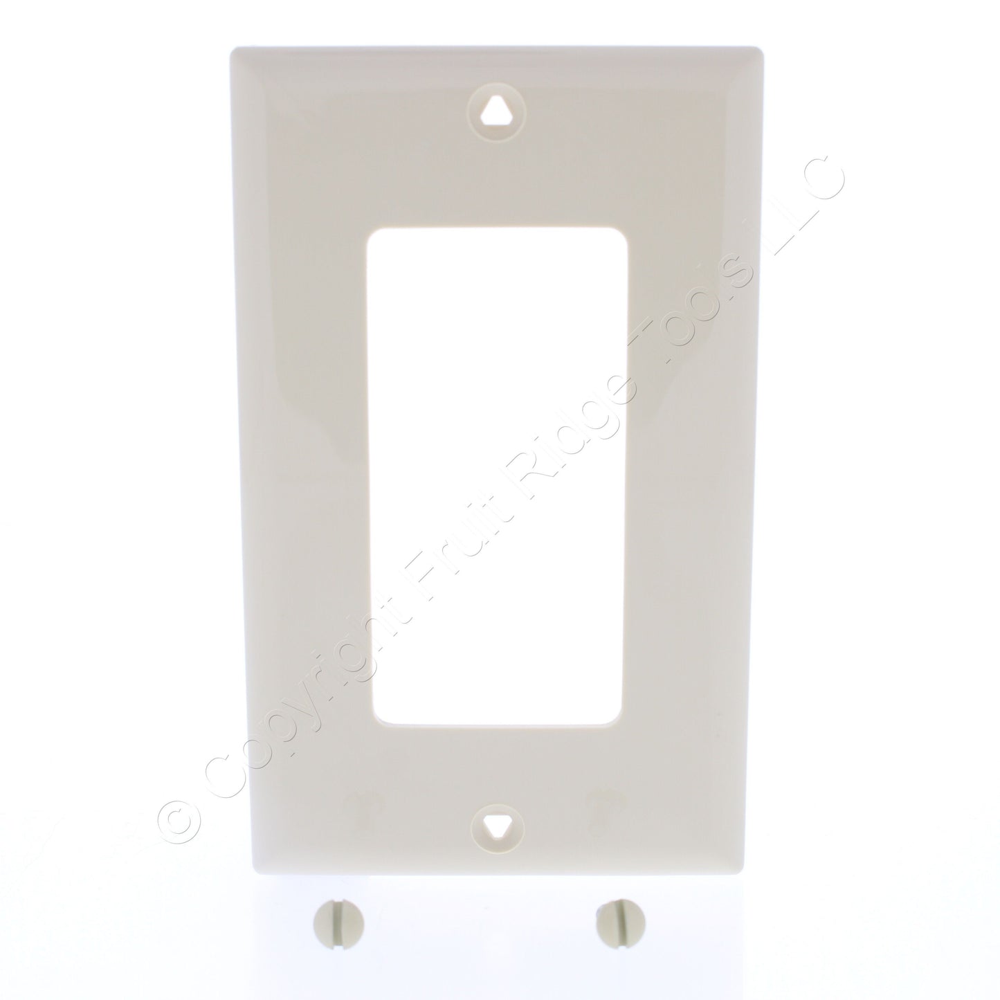 Eaton 5151V Ivory 1-Gang Decorator Unbreakable Standard Wallplate Cover 15pcs