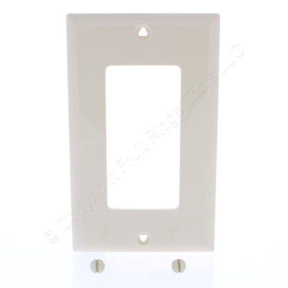 Eaton 5151V Ivory 1-Gang Decorator Unbreakable Standard Wallplate Cover 15pcs