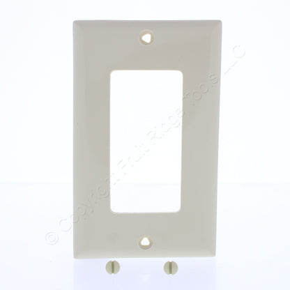 Eaton 5151V Ivory 1-Gang Decorator Unbreakable Nylon Standard Wallplate Cover