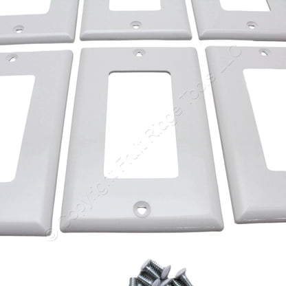 Eaton 5151W White 1-Gang Unbreakable Decorator Standard Wallplate Cover 15pcs