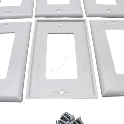 Eaton 5151W White 1-Gang Unbreakable Decorator Standard Wallplate Cover 15pcs