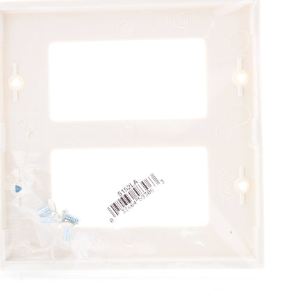 Eaton 5152LA Light Almond 2-Gang Decorator GFI Unbreakable Nylon Wallplate Cover