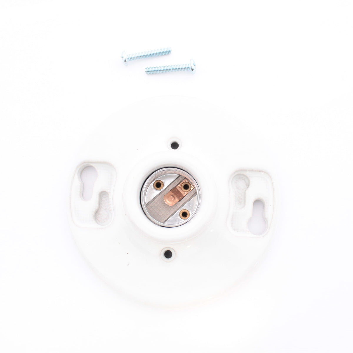 Eaton 604-SP Porcelain Ceiling Lampholder Keyless Light Socket 660W 4-Terminal