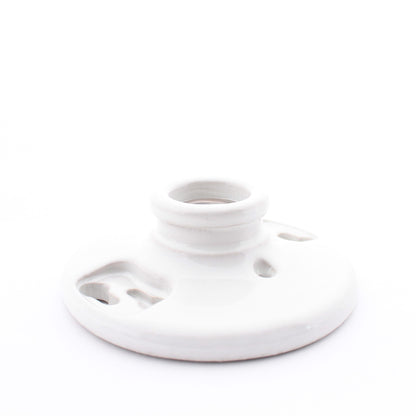 Eaton 604-SP Porcelain Ceiling Lampholder Keyless Light Socket 660W 4-Terminal