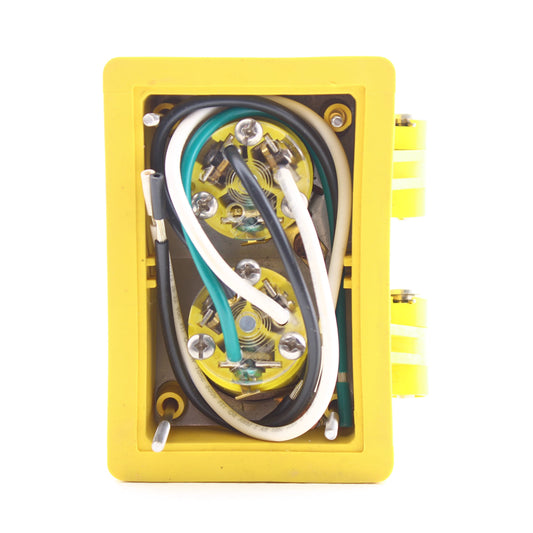 Eaton Yellow Watertight Duplex Locking Outlet Flid Lid L7-15R 15A 277V 65W34DPLX
