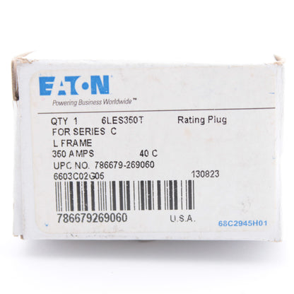 Eaton 6LES350T Light Almond Molded Case Circuit Breaker Accessory Rating Plug