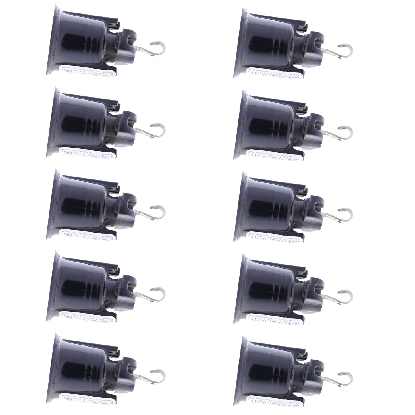10 Eaton Attachon Light Sockets Sign Scoreboard Lampholder Medium Base Bulk 732