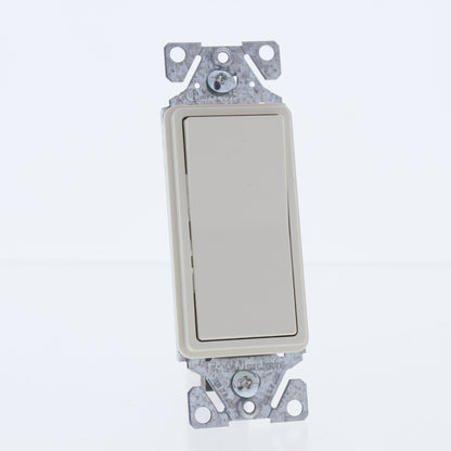 Eaton Light Almond Decorator Rocker Light Switch 15A Single Pole Bulk 7501LA