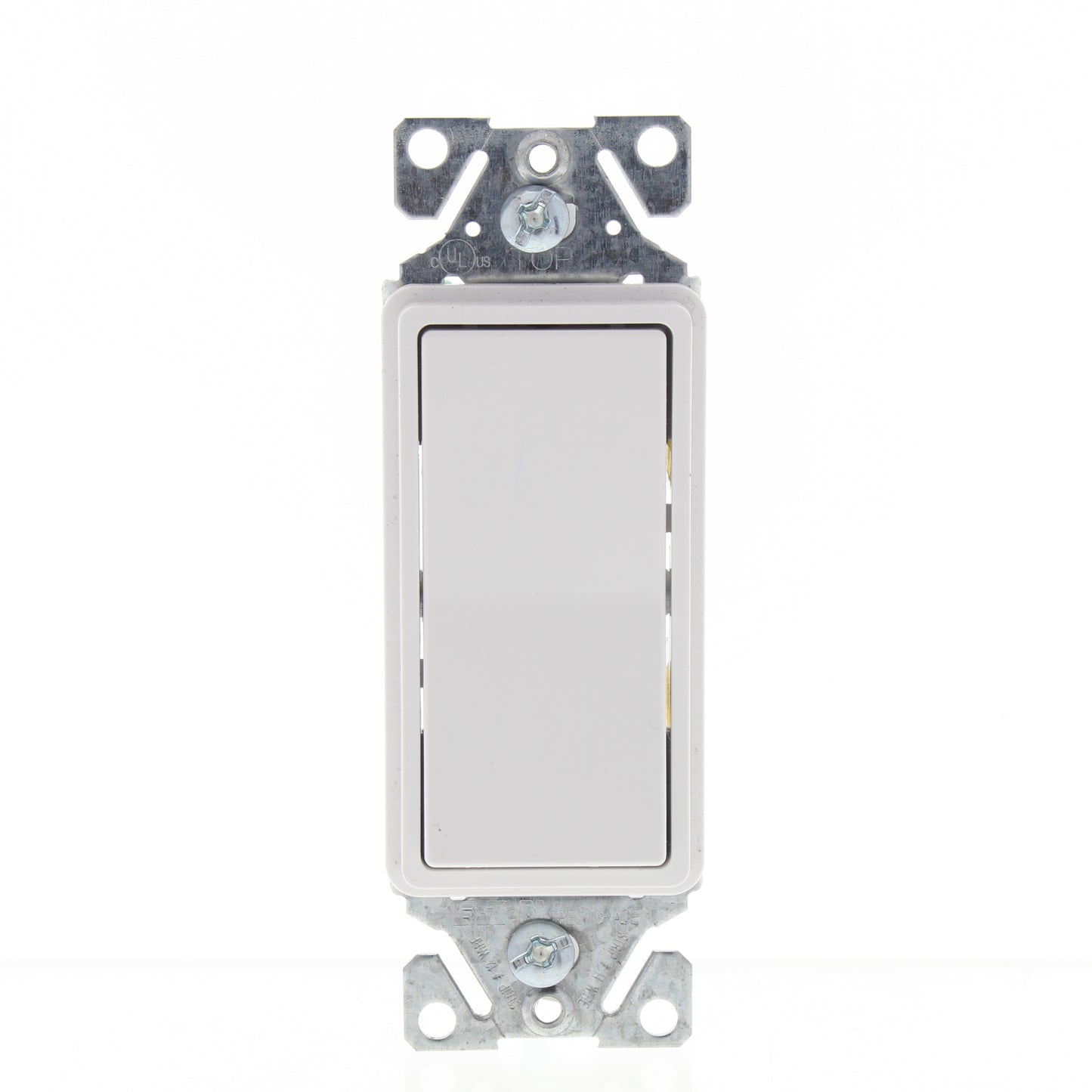 Eaton 7501W White Residential Single Pole ON/OFF Decorator Rocker Switch 15A