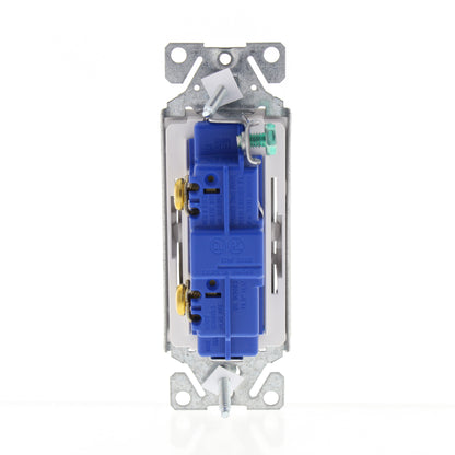 Eaton 7501W White Residential Single Pole ON/OFF Decorator Rocker Switch 15A