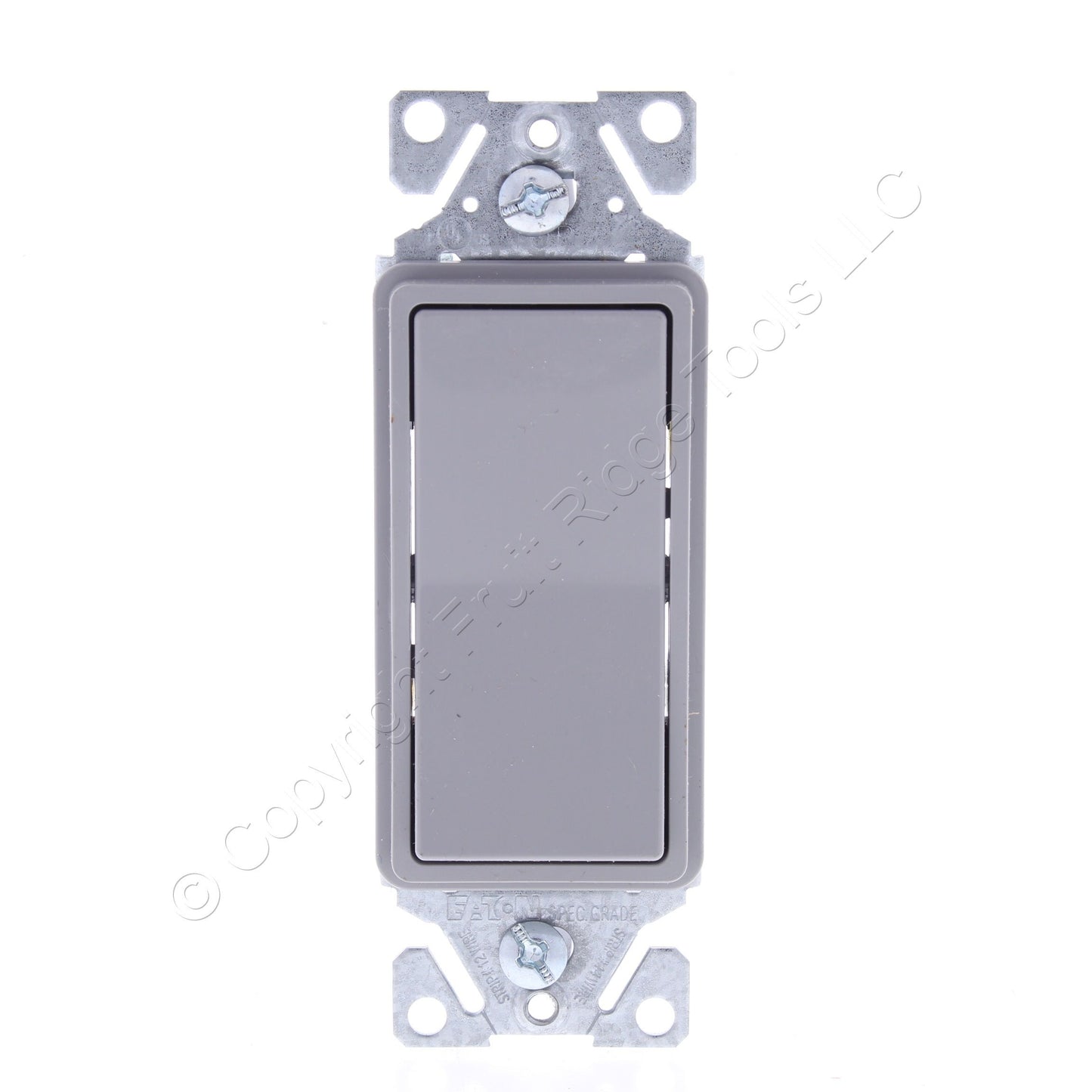 Eaton 7503GY Gray 15A Residential 3-Way Rocker Light Switch Decorator Control