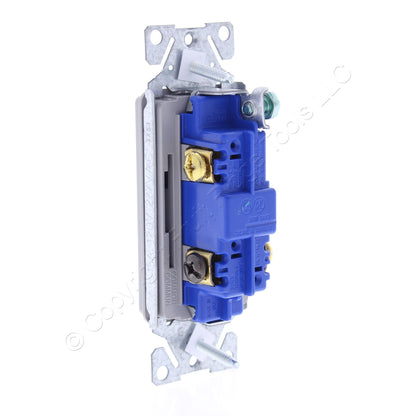Eaton 7503GY Gray 15A Residential 3-Way Rocker Light Switch Decorator Control