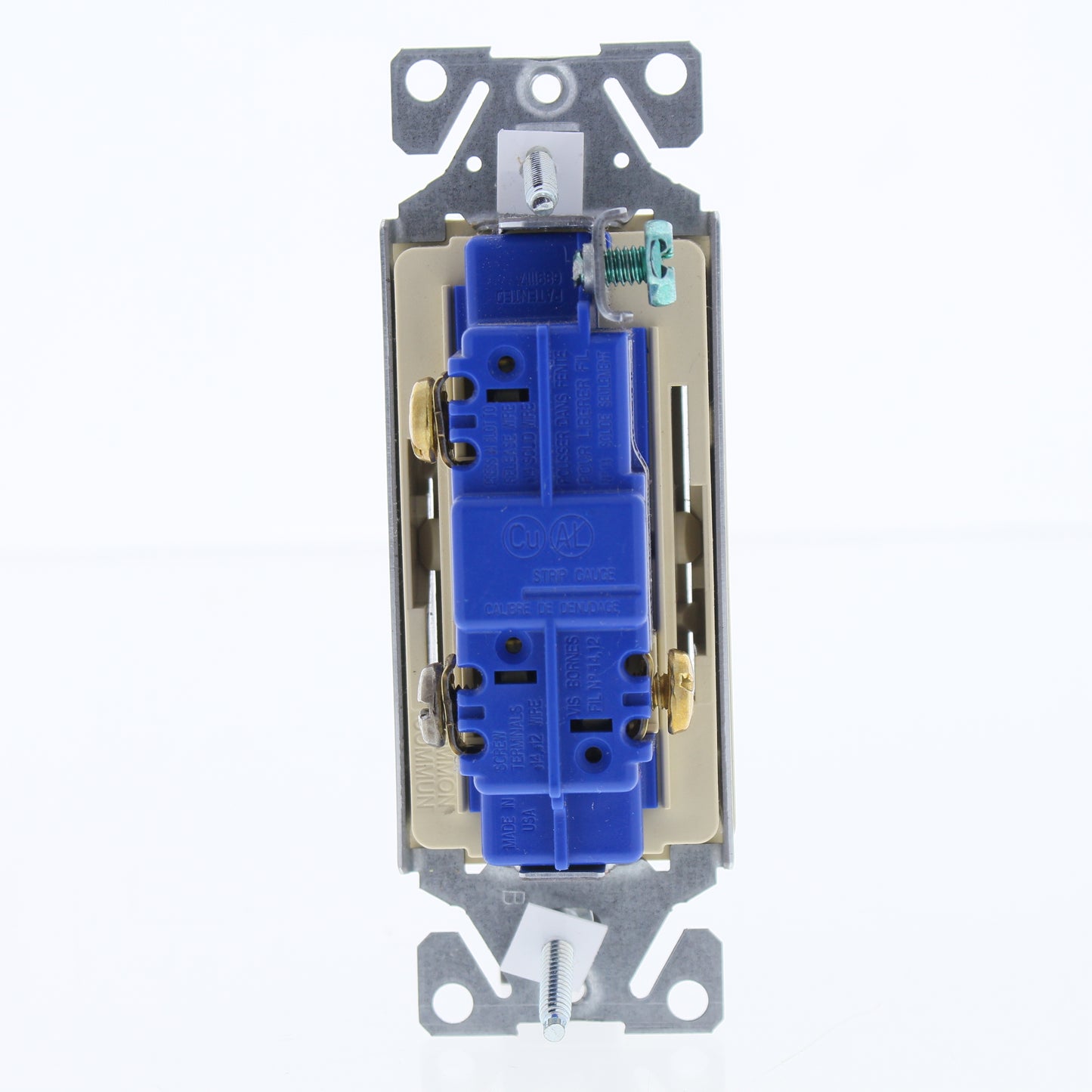 Eaton Ivory Residential 3-Way Decorator Rocker Wall Light Switch 15A Bulk 7503V