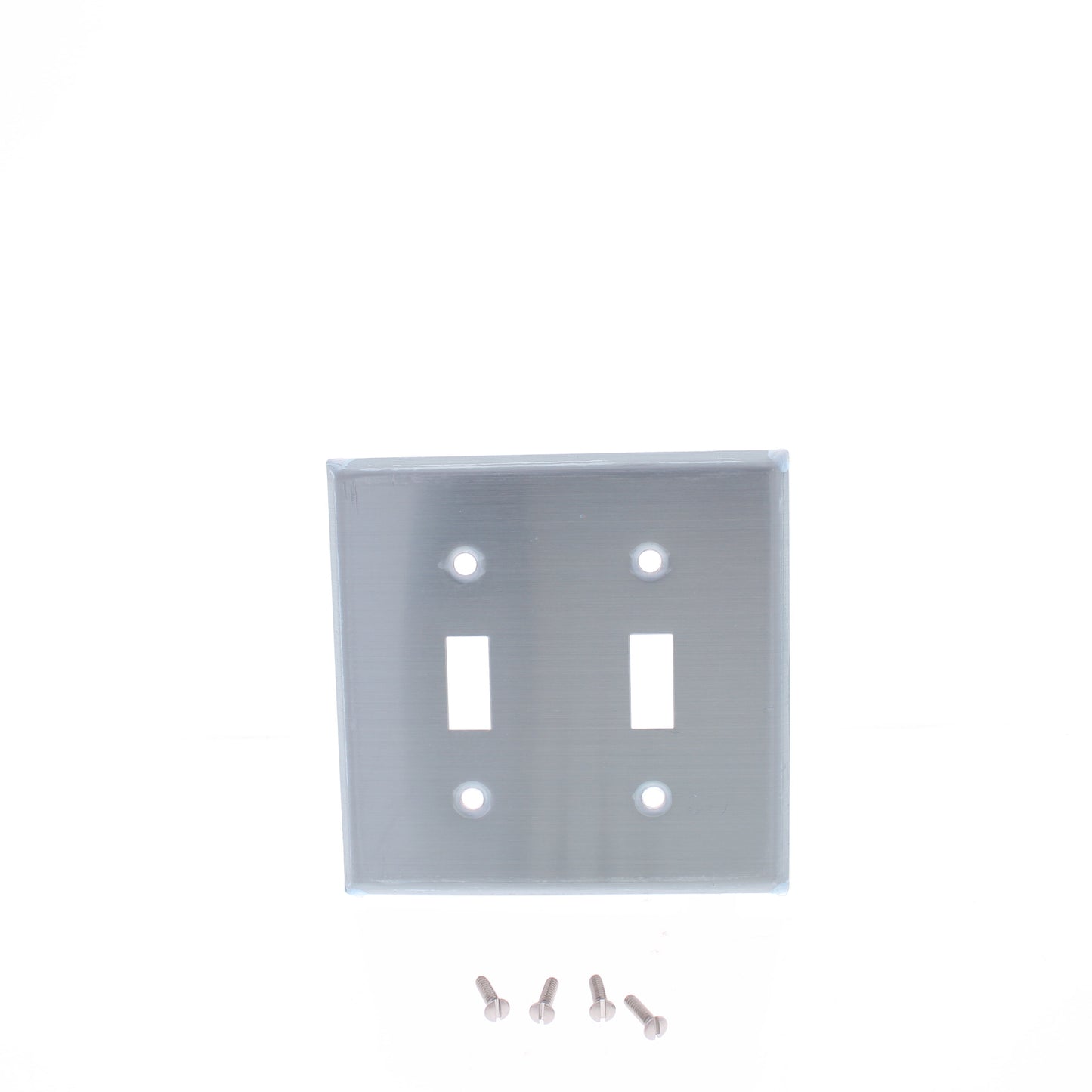 10 Eaton Non-Magnetic Stainless Steel 2Gang Toggle Switch Cover Wallplates 93072