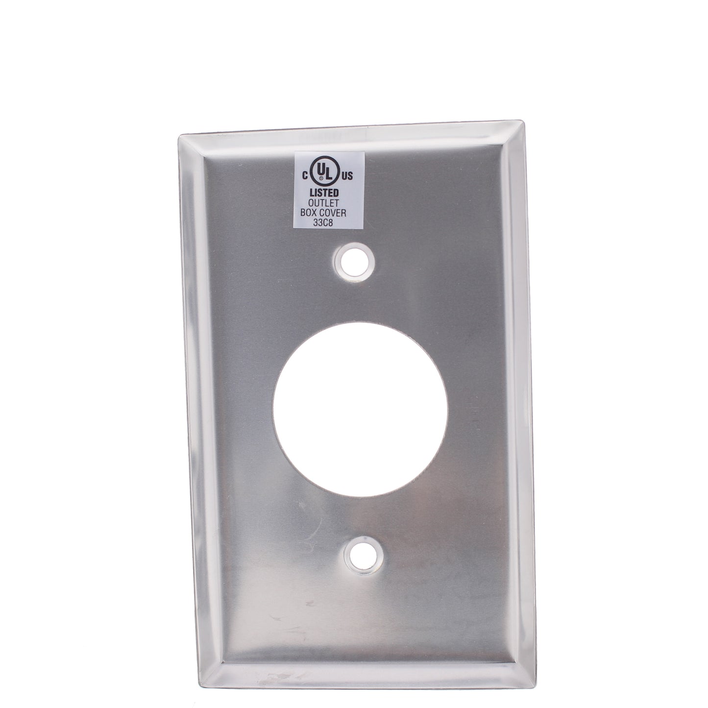 10 Eaton Stainless Steel Receptacle Wallplate Single Outlet Covers 1.40" 93091