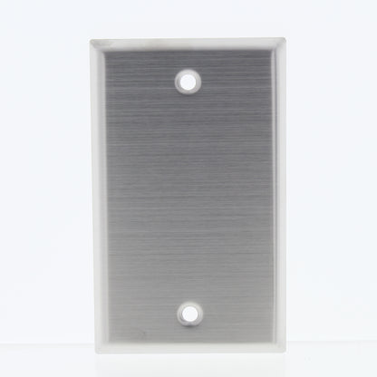 Eaton 1-Gang Type 302 Non-Magnetic Stainless Steel BLANK Cover Wall Plate 93151