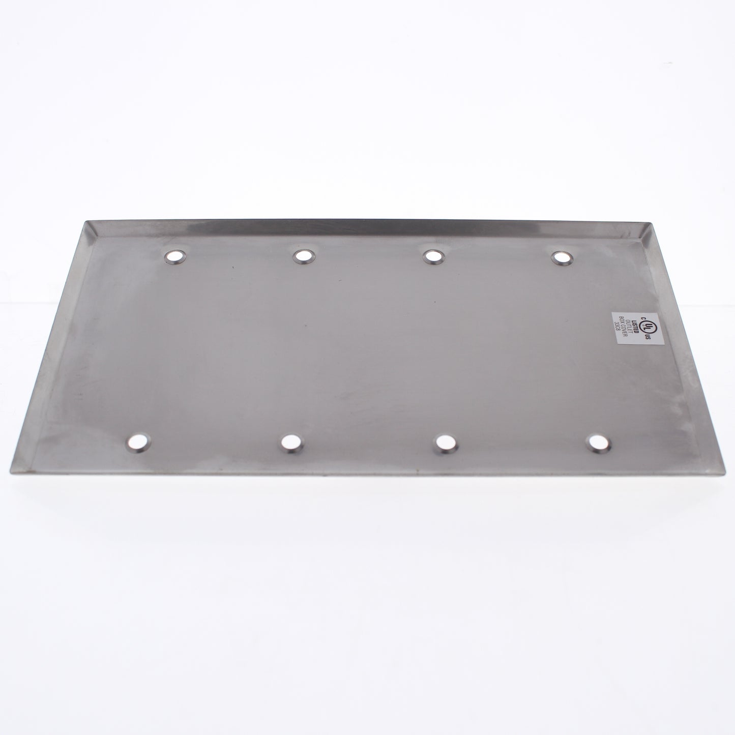 5 Eaton 4Gang NONMagnetic Stainless Steel Box Mount Blank Cover Wallplates 93154
