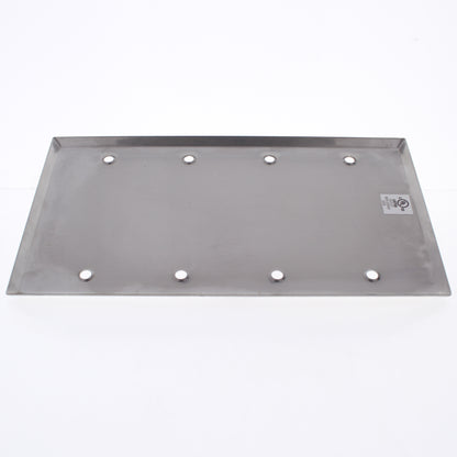 5 Eaton 4Gang NONMagnetic Stainless Steel Box Mount Blank Cover Wallplates 93154