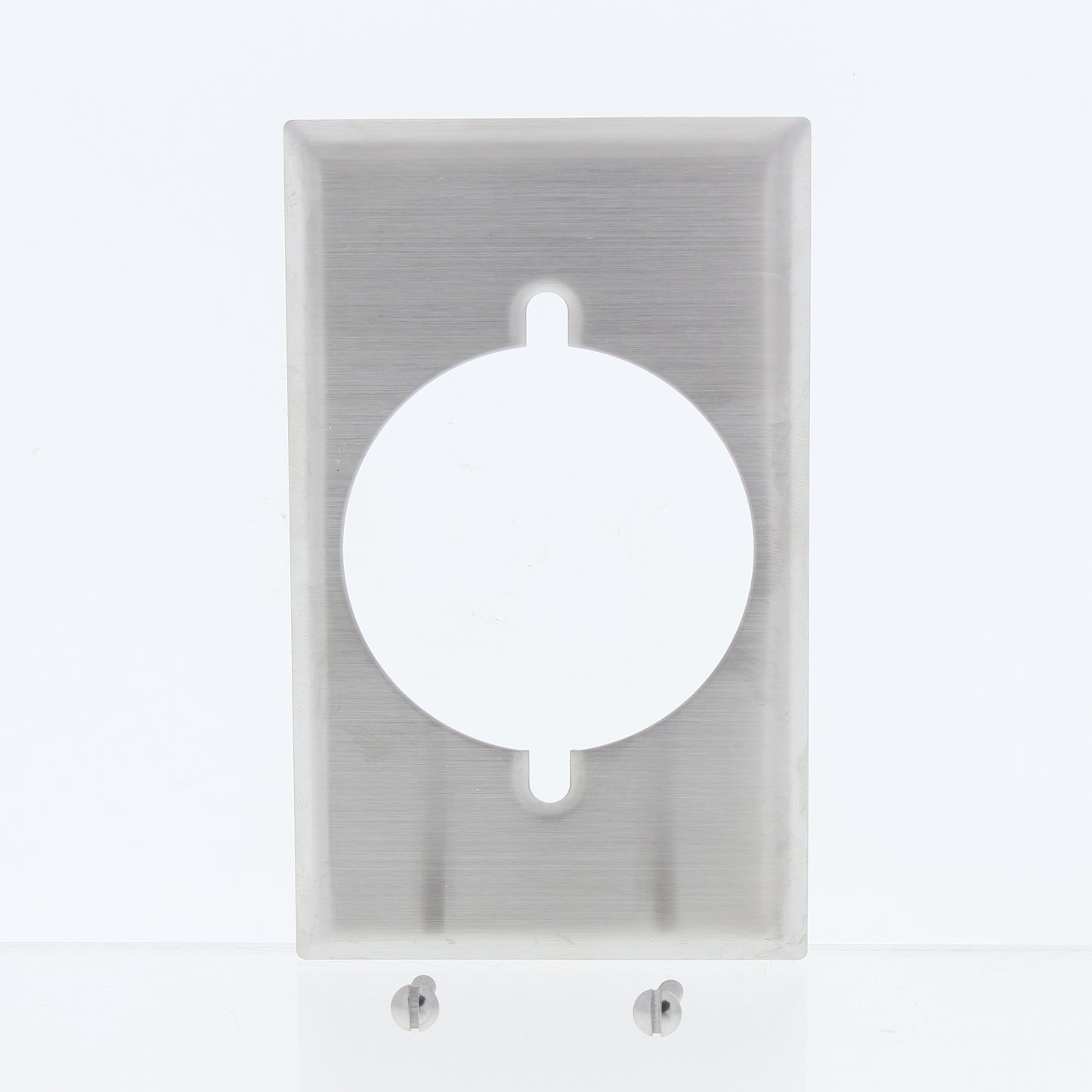Eaton Stainless Steel 1Gang 2.156" Receptacle Wallplate Cover Dryer Range 93221