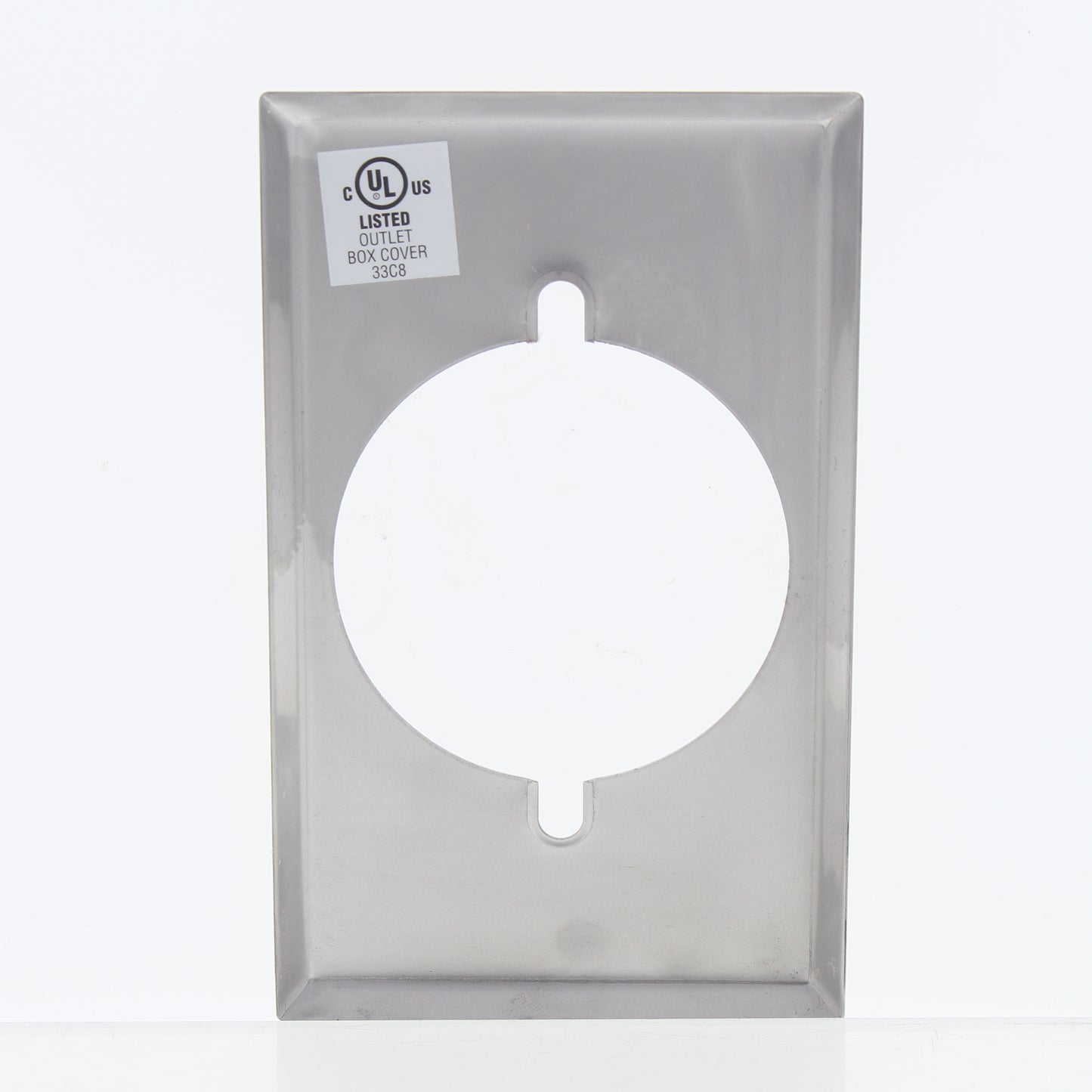 Eaton Stainless Steel 1Gang 2.156" Receptacle Wallplate Cover Dryer Range 93221