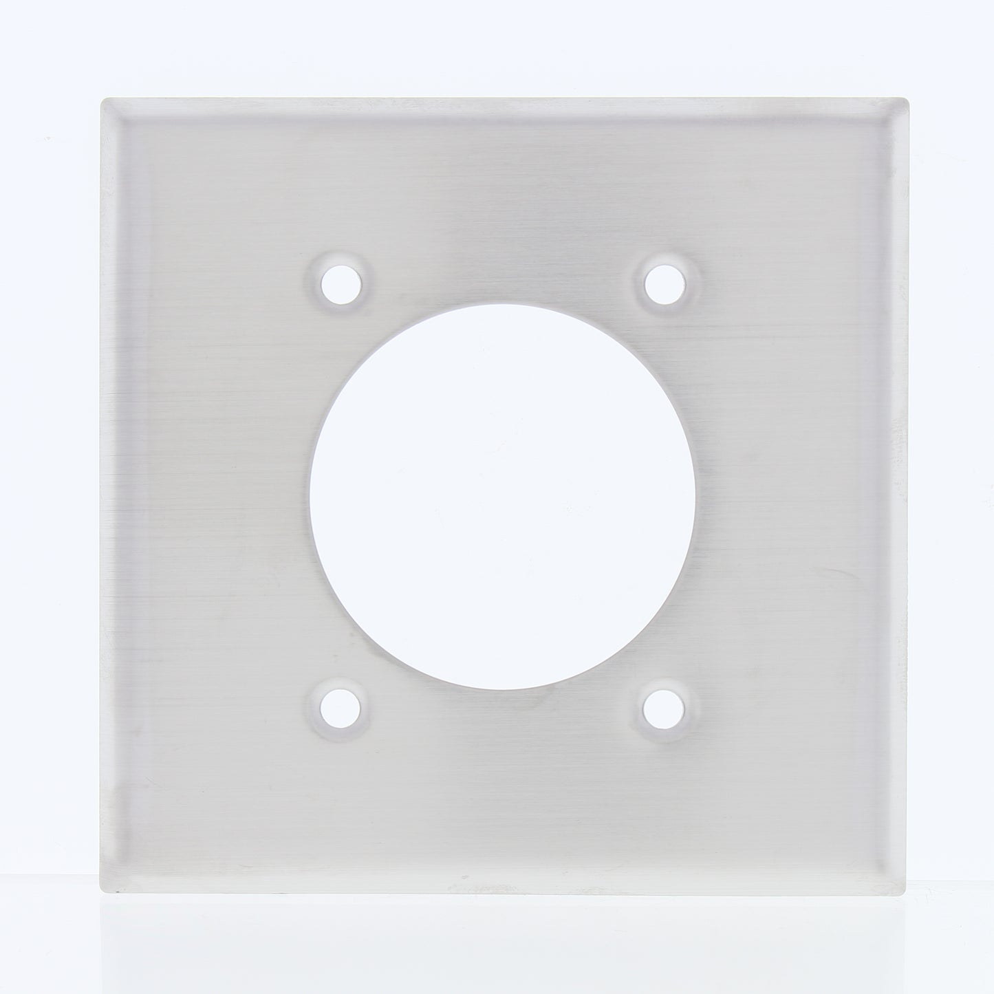 Eaton Stainless 2G Receptacle 2.1563" Wallplate Outlet Dryer Range Welder 93227