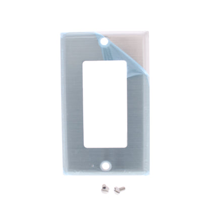 10 Eaton Non-Magnetic Stainless Steel Decorator Wallplate Covers Gfci Gfi 93401