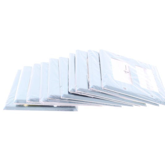10 Eaton Type 304 Stainless Steel 2-Gang Decorator Cover Wallplates Gfci 93402