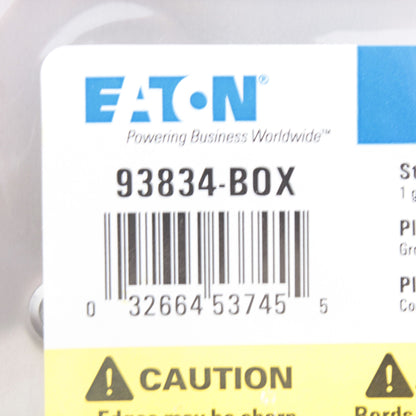 Eaton 93834 Non-Mag Oversize Stainless Steel Decorator Wallplate Cover GFCI GFI